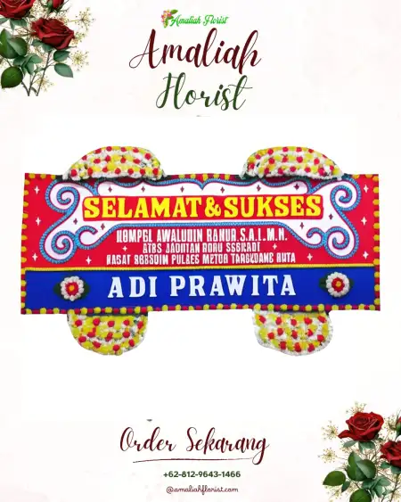 Papan Bunga Ucapan Selamat Primpen